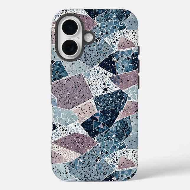 Coques Case-Mate iPhone Terrazzo Conception abstraite (Verso)