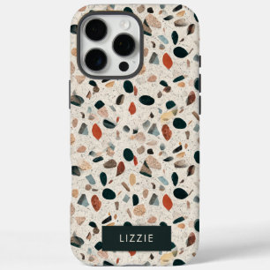 Coque iPhone 16 Pro Max Terrazzo personnalisé