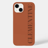 Terre cuite moderne minimaliste personnalisé simpl