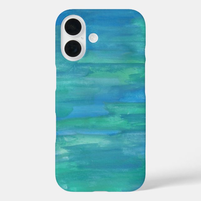 Coques Case-Mate iPhone Terre Mère Abstrait en Bleu (Verso)