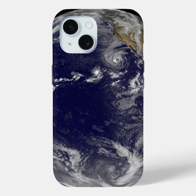 Coques Case-Mate iPhone Terre Pleine Montrant Diverses Tempêtes Tropicales (Verso)
