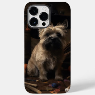 Coque Case-Mate iPhone Terrier Cairn Citrouilles Halloween Épouvantable