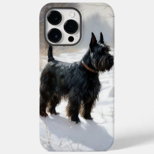 Coque Case-Mate iPhone Térrier Écossais Noël Laissez Tomber la Neige