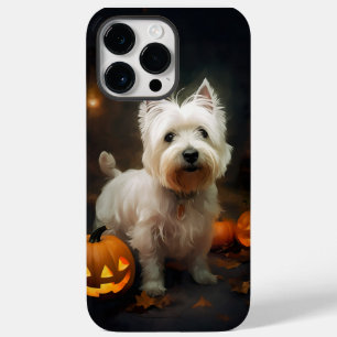 Coque Case-Mate iPhone Terrier West Highland White Halloween Citrouilles