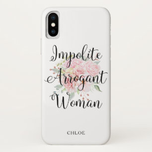 Case-Mate iPhone Case Terriers arrogants impolis de la femme   Elizabeth