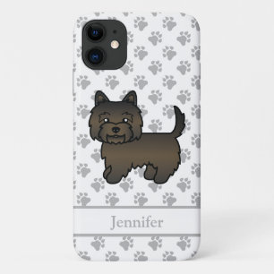 Case-Mate iPhone Case Tervueren brun foncé Cairn Terrier Chien de dessin
