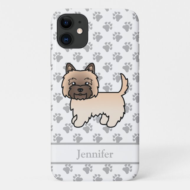 Coques Case-Mate iPhone Tervueren Cairn Terrier Chien de Dessin Animé Mign (Dos)
