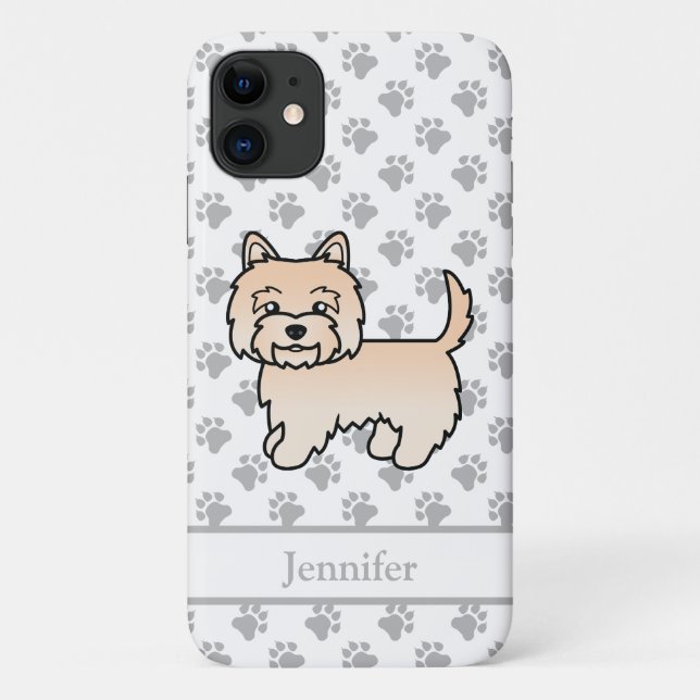 Coques Case-Mate iPhone Tervueren Cairn Terrier Chiot Mignon Dessin Animé  (Dos)
