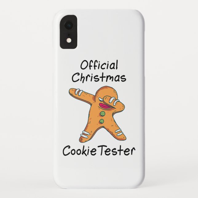 Coques Case-Mate iPhone Testeur officiel de biscuits de Noël (Dos)