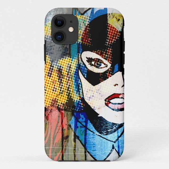 Coques Case-Mate iPhone Tête Batgirl (Dos)