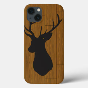 Case-Mate iPhone Case Tête de cerfs communs sur le bois
