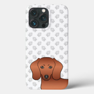 Case-Mate iPhone Case Tête de chien cartoon mignon teckel à poil lisse r
