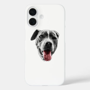 Coque Pour iPhone 16 Tête de levage minimale, Accentuation de la langue