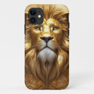 Case-Mate iPhone Case Tête de lion doré superbe