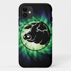Coque iPhone 11 Tête de porc cool