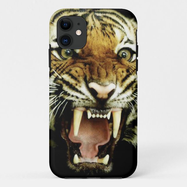 Coques Case-Mate iPhone Tête de tigre (Dos)