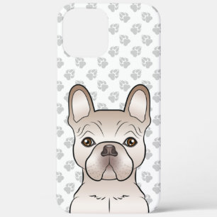 Case-Mate iPhone Case Tête et pattes de Bouledogue Français crème