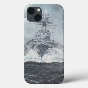 Etui iPhone 13 Têtes de capot pour Bismarck 23rdMay 1941. 2014