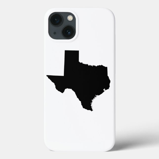 Coques Case-Mate iPhone Texas à Black and White (Verso)