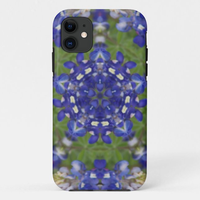Coques Case-Mate iPhone Texas Bluebonnet Kaleidoscope (Dos)