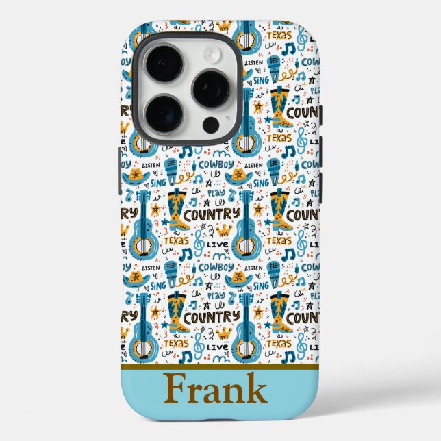 Coques Case-Mate iPhone Texas Country Music iPhone / iPad case (Verso)