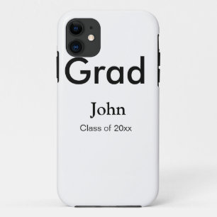 Case-Mate iPhone Case texte de félicitations de fin d'études avec nom da