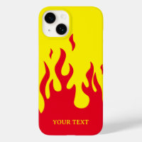 [Texte et couleur personnalisés] flammes stylisées