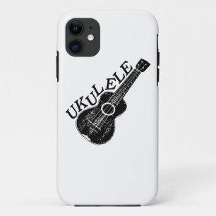 Coque iPhone 11 Texte Et Image Ukulele