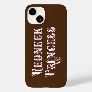 Coque Case-Mate iPhone Texte fantaisie de la princesse Redneck