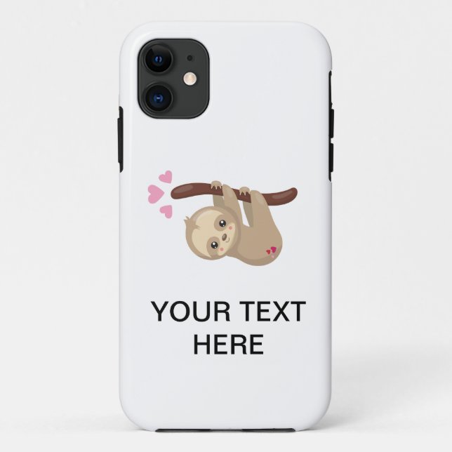 Coques Case-Mate iPhone Texte personnalisé mignon (Dos)