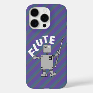 Coque iPhone 16 Pro Texte Robot de flux
