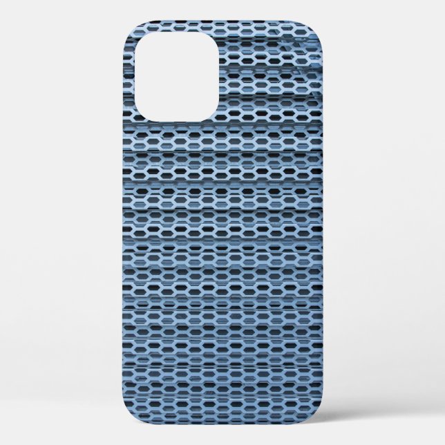 Coques Case-Mate iPhone textile à damiers noir et blanc (Verso)