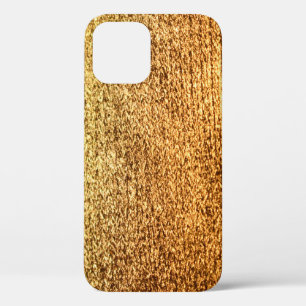 Case-Mate iPhone Case Textile doré : macro arrière - plan glamour.