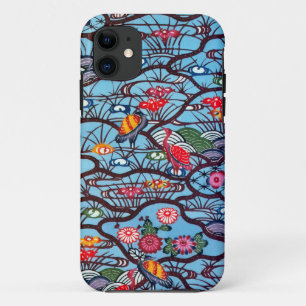 Coque Case-Mate Pour iPhone Textile japonais vintage de kimono (Bingata)