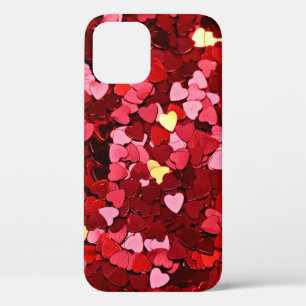 Case-Mate iPhone Case texture Arrière - plan coeur rouge