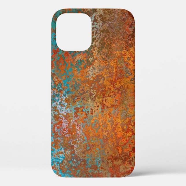 Coques Case-Mate iPhone texture Arrière - plan rouille vieux brun (Verso)