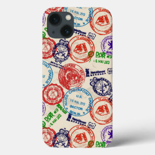 Coques Pour iPhone Texture avec de vrais timbres.