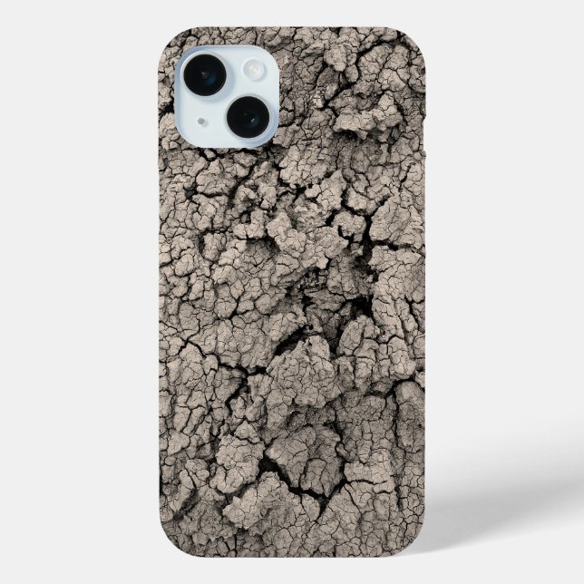 Coques Case-Mate iPhone Texture cool Crackée Earth Dirt (Verso)