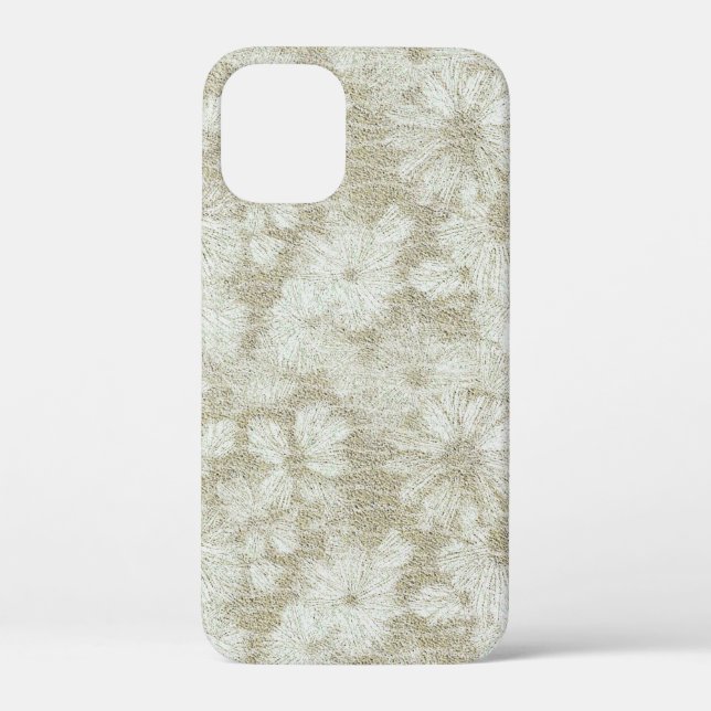 Coques Case-Mate iPhone Texture crémeuse veloutée de marguerite florale (Verso)