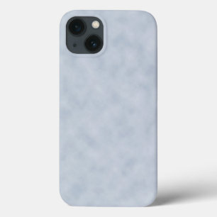 iPhone 13 Coque Texture d'aspect parchemin bleu gris vintage