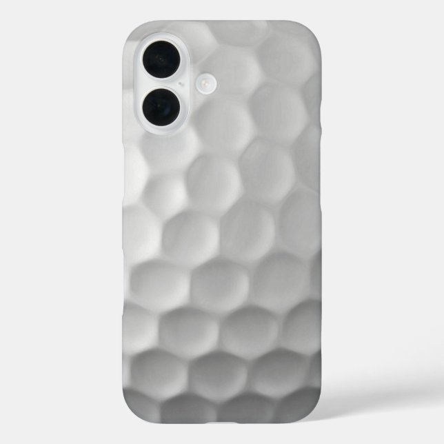 Coques Case-Mate iPhone Texture de balle de golf blanche gaufree (Verso)