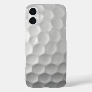 Coque Pour iPhone 16 Plus Texture de balle de golf blanche gaufree