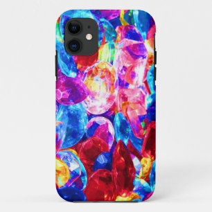 Coque Case-Mate iPhone Texture de bijoux abstraits colorés mignons