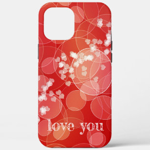 Case-Mate iPhone Case texture de dégradé rouge de style Bokeh