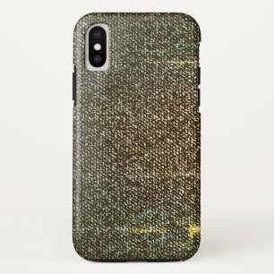 Case-Mate iPhone Case Texture de Jeans bleus (grunge)