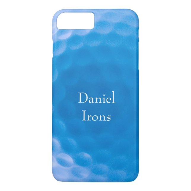 Coques Case-Mate iPhone Texture de la balle de golf Dimples_Arctic Blue_pe (Dos)