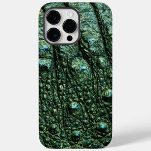 Coque Case-Mate iPhone Texture de la peau de l'alligator vert