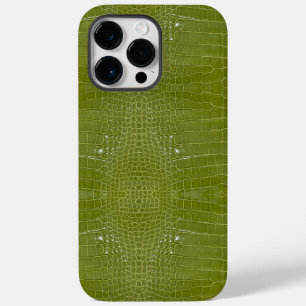 Coque Case-Mate iPhone Texture de l'alligator vert citron