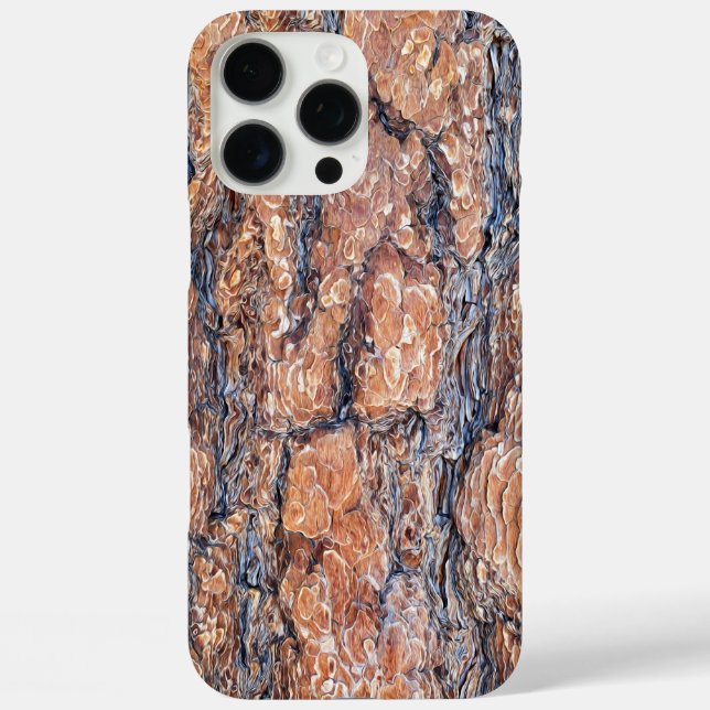 Coques Case-Mate iPhone Texture de l'écorce de pin (Verso)