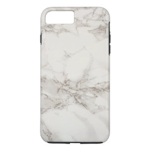 Coque iPhone 8 Plus/7 Plus Texture de marbre grise blanche simple